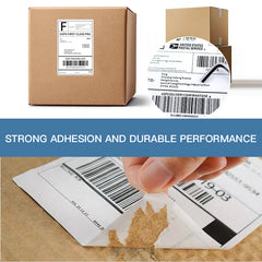 4" x 6" x 500 Fan-Fold Direct Thermal Shipping Labels