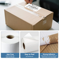 4" x 2" x 700 Direct Thermal Label Rolls